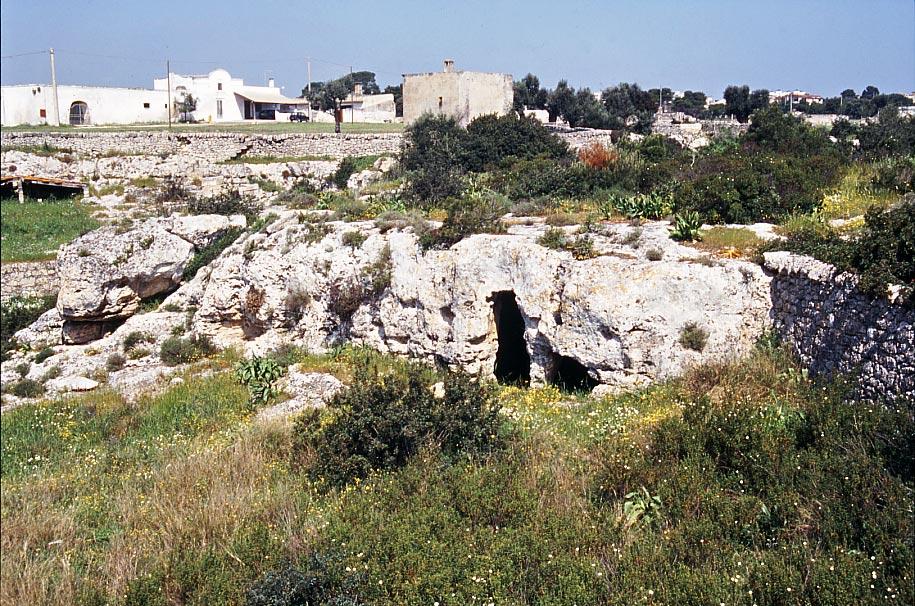 Statte-Capocanale.jpg - Statte Insediamento della lama ad Est di Masseria  Capocanale